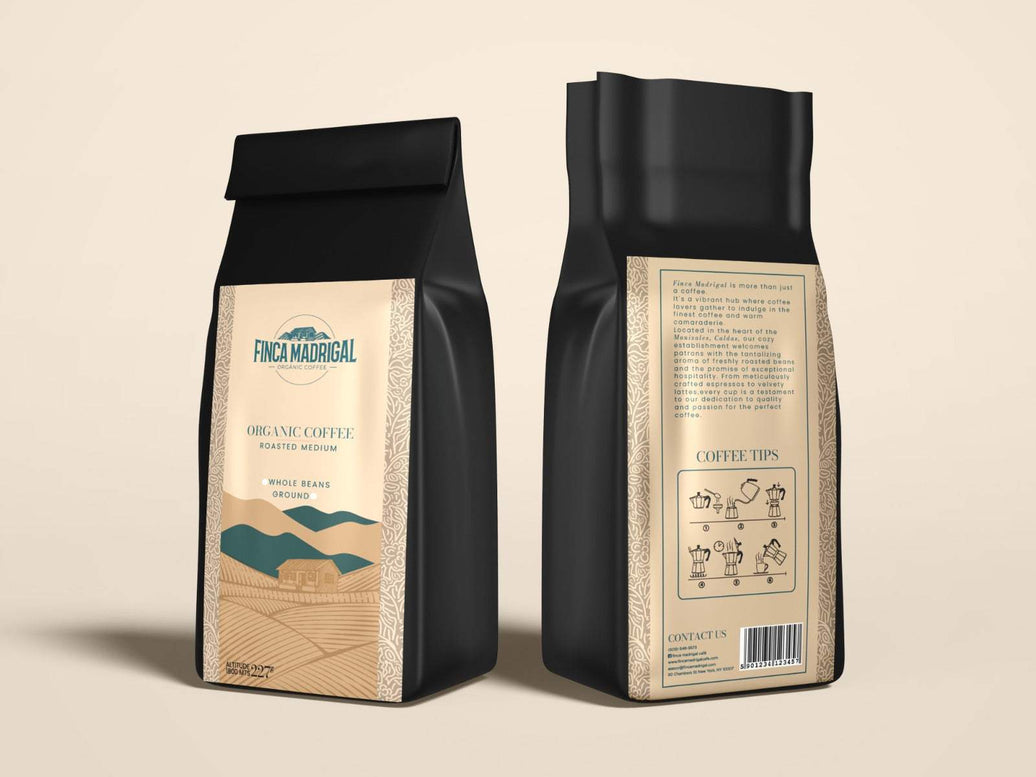 Medium Roast   Ground, Organic Colombian Coffee from Finca Madrigal